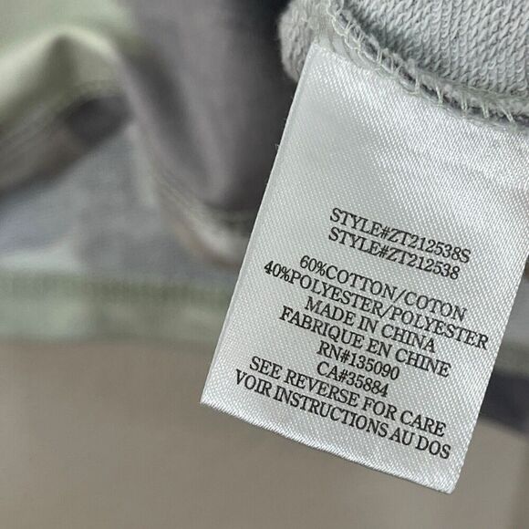 Z Supply Medium Rowan Camo Hoodie Crop Camoflauge Cotton Blend Womens - Picture 5 of 16